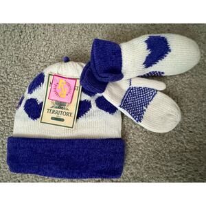 VTG Northwest Territory Beanie & Glove Set Jacket Men’s SMALL/Medium 4-7 NEW